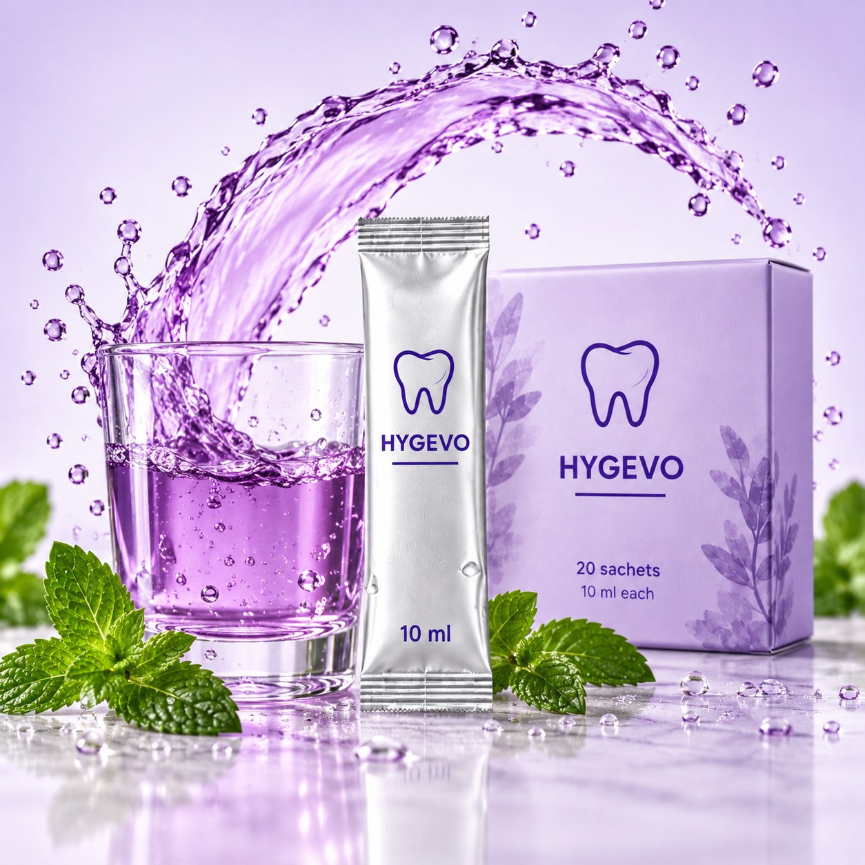 HYGEVO Portable Purple Mouthwash view 11