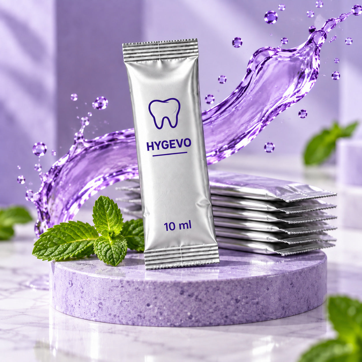 HYGEVO Portable Purple Mouthwash view 5
